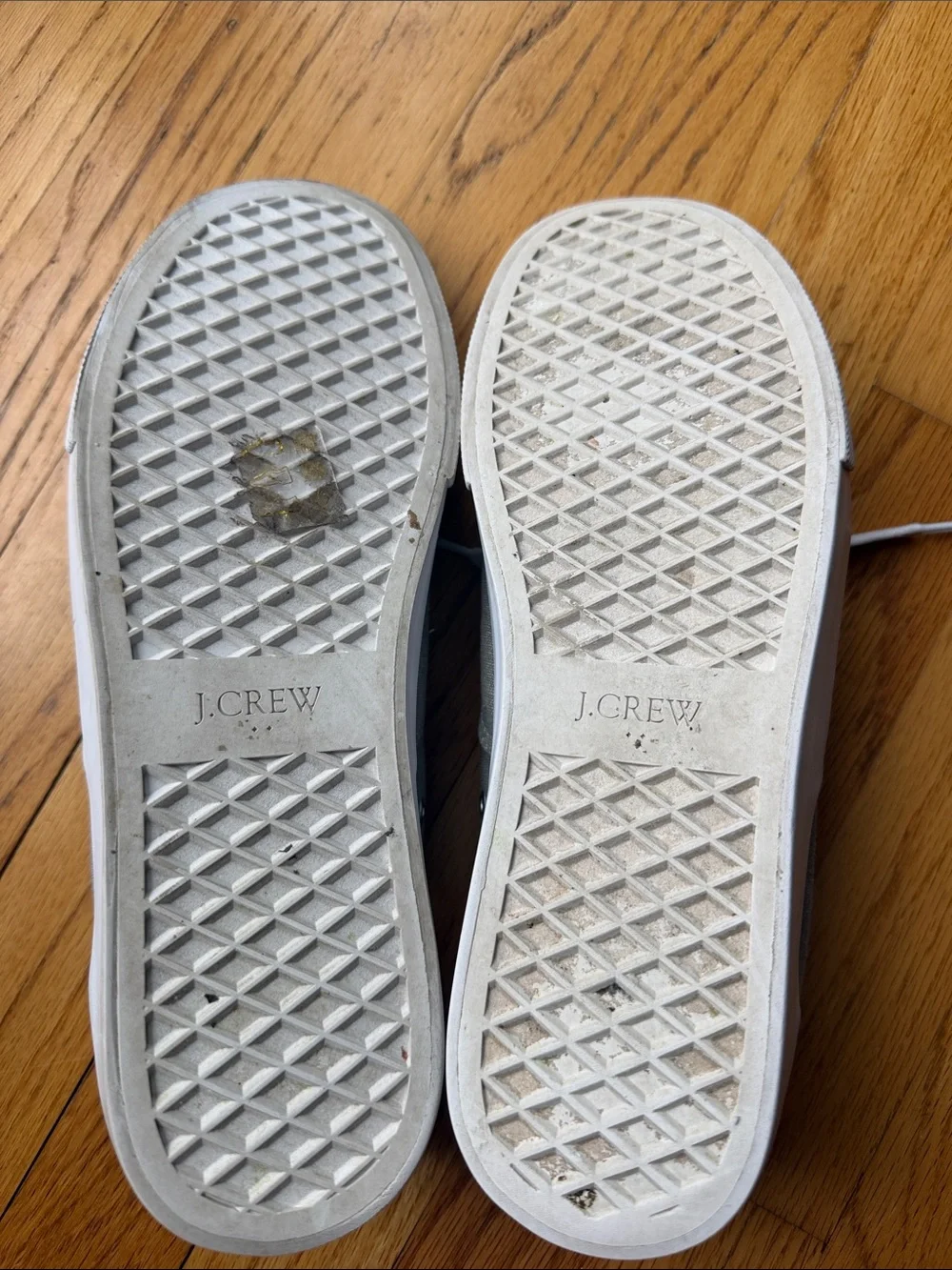 J. Crew Factory lace up canvas sneakers.